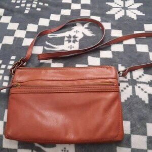 Margot Soft Brown Leather Crossbody Handbag